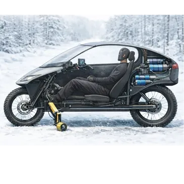 Vue latérale du concept